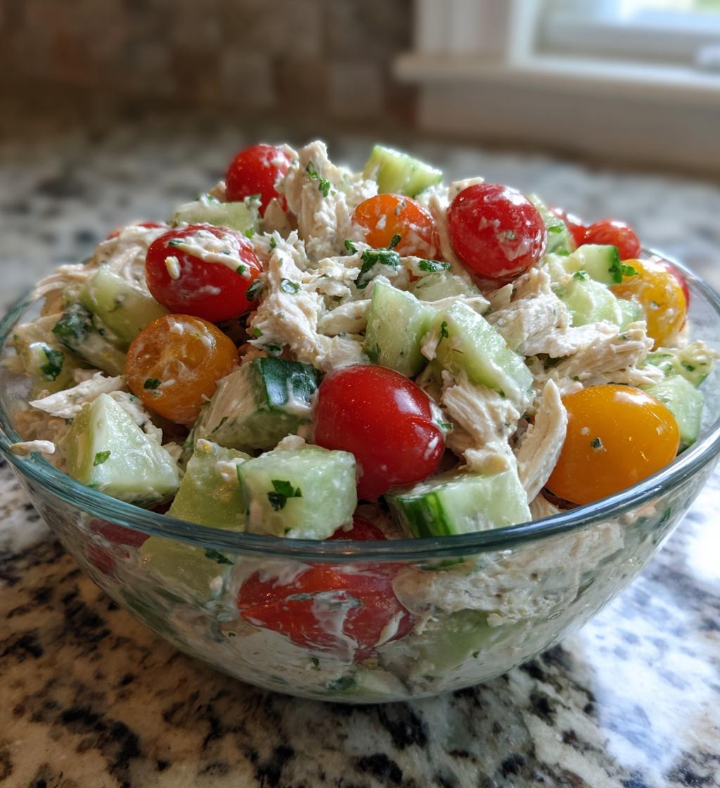 healthy ranch chicken salad