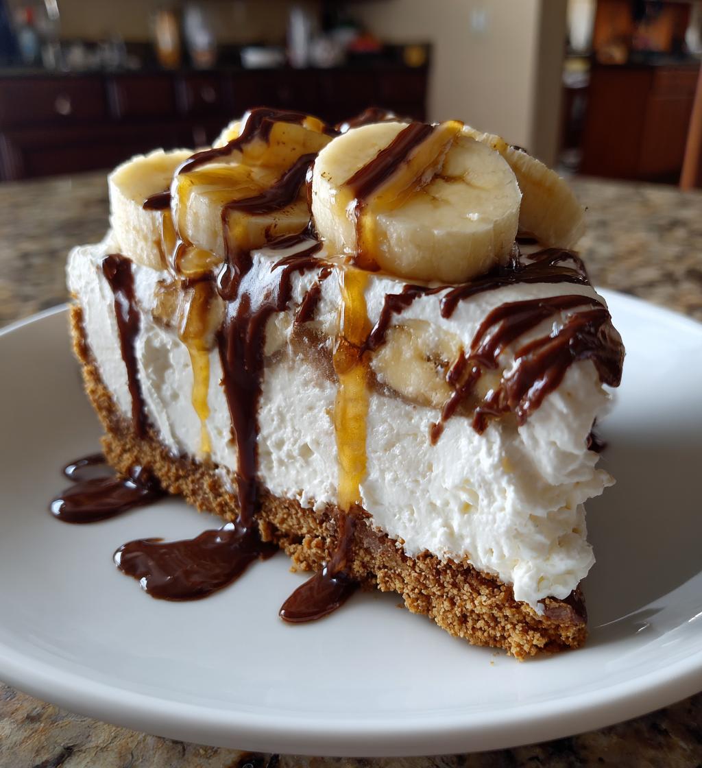 heavenly no bake banana split cheesecake - detail 1