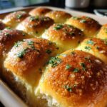 homemade garlic dinner rolls