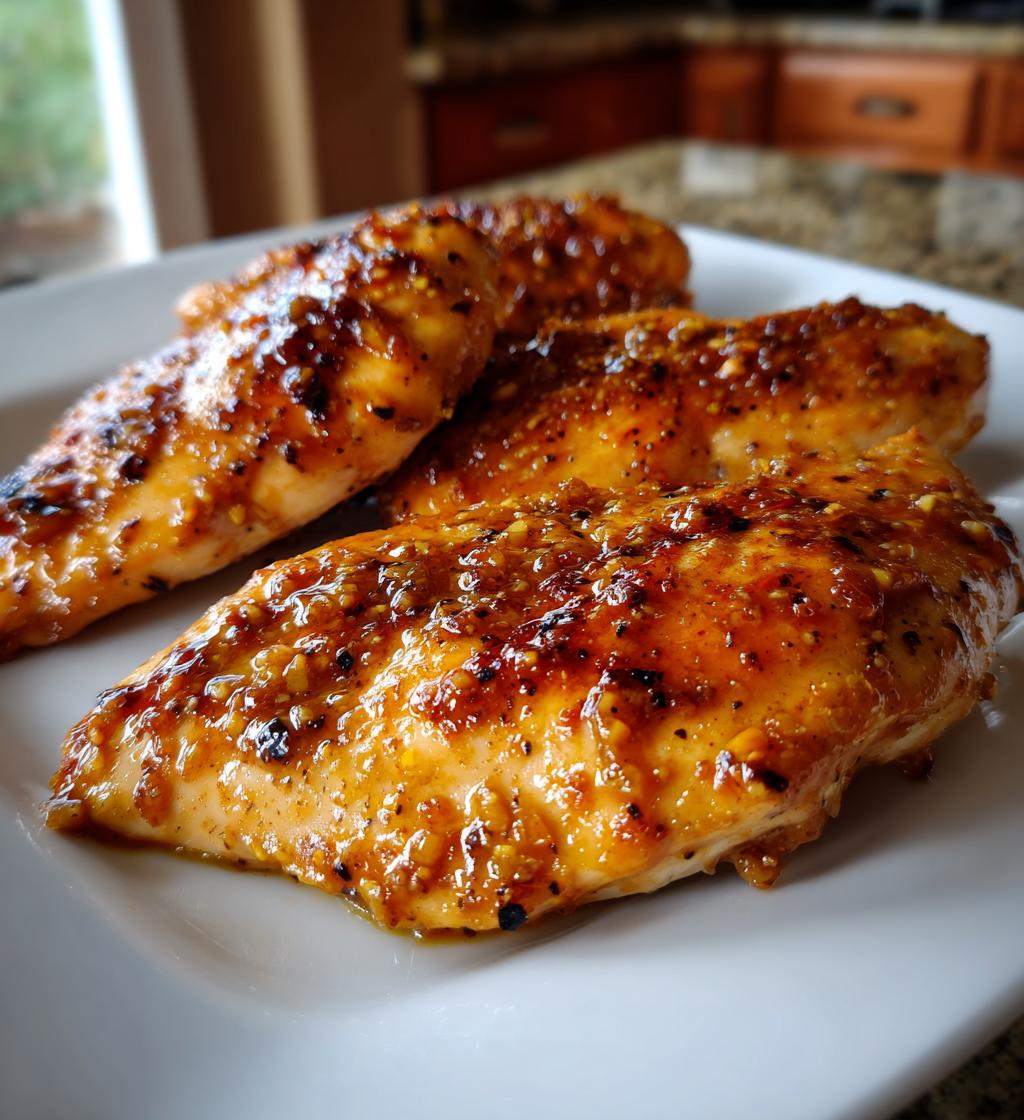honey mustard chicken - detail 1