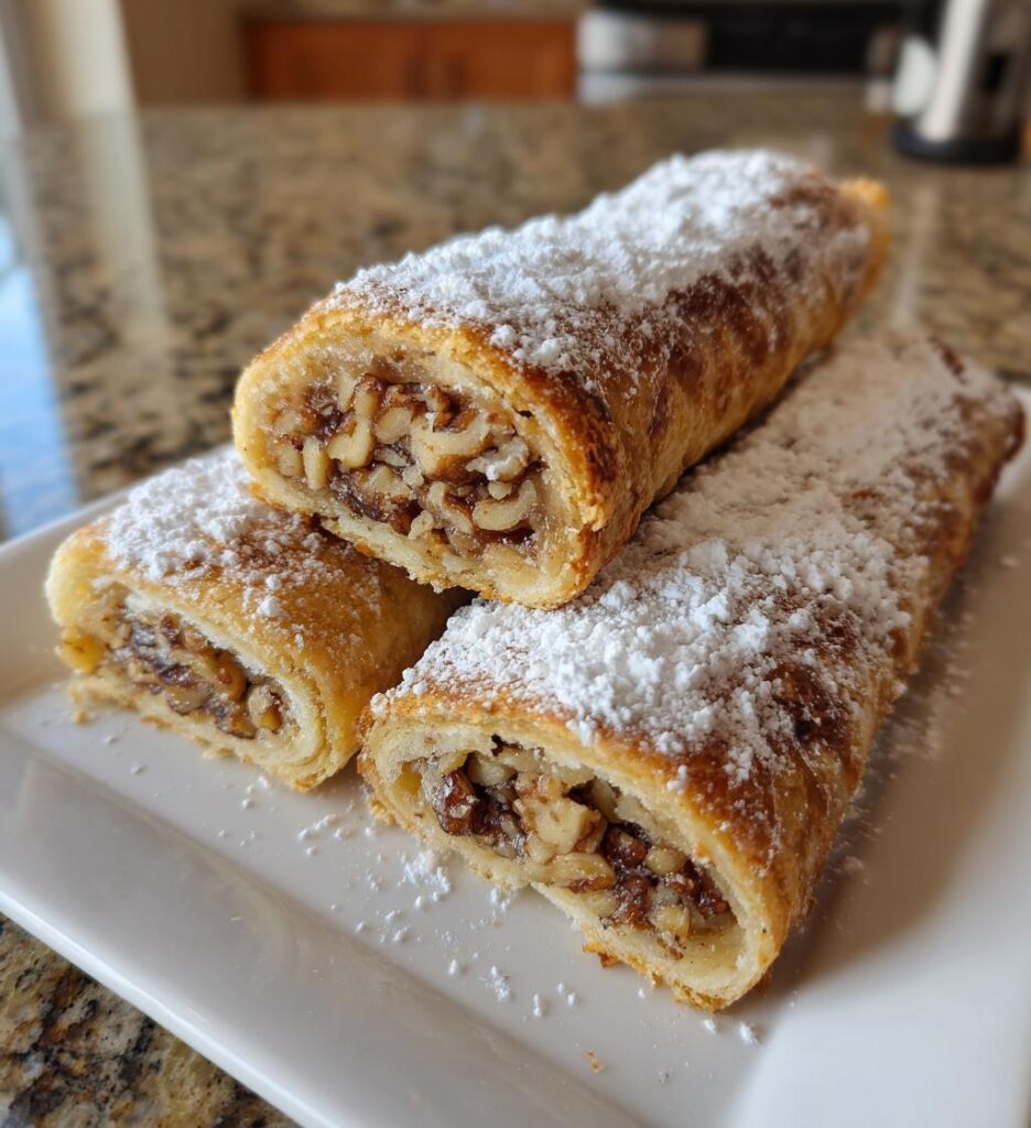 italian nut roll cookies
