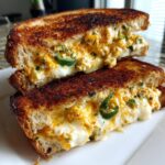 jalapeno popper grilled cheese sandwich