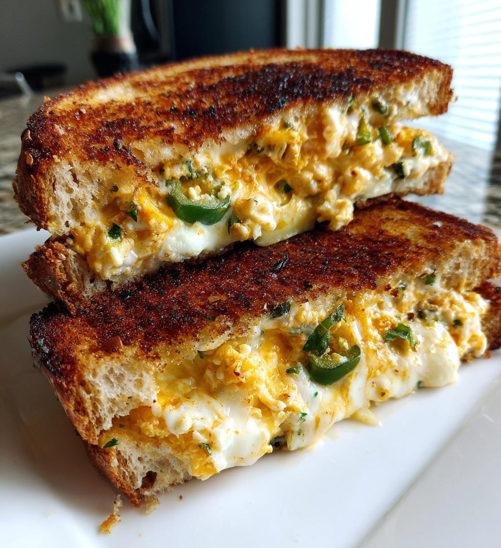 jalapeno popper grilled cheese sandwich