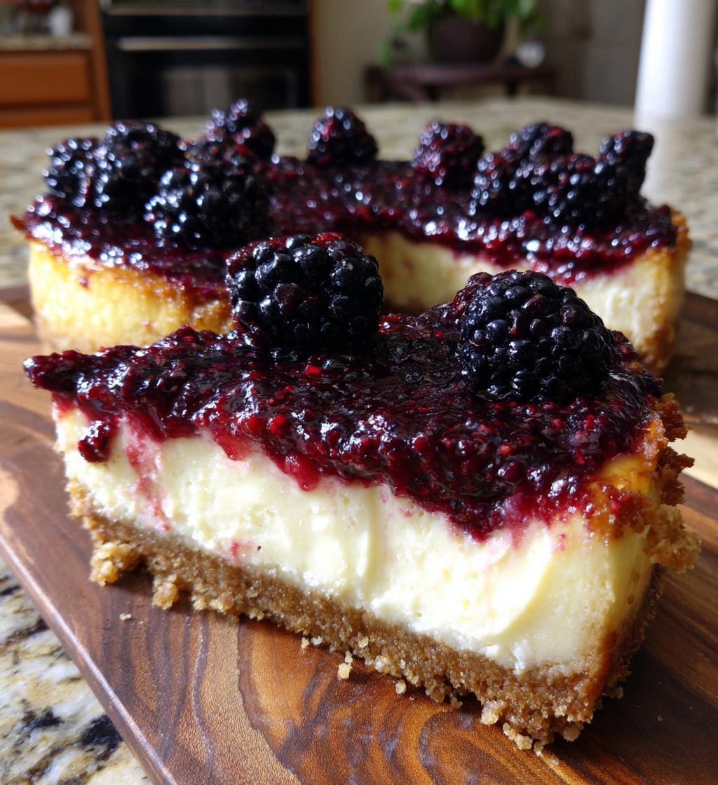 juicy blackberry cheesecake - detail 1
