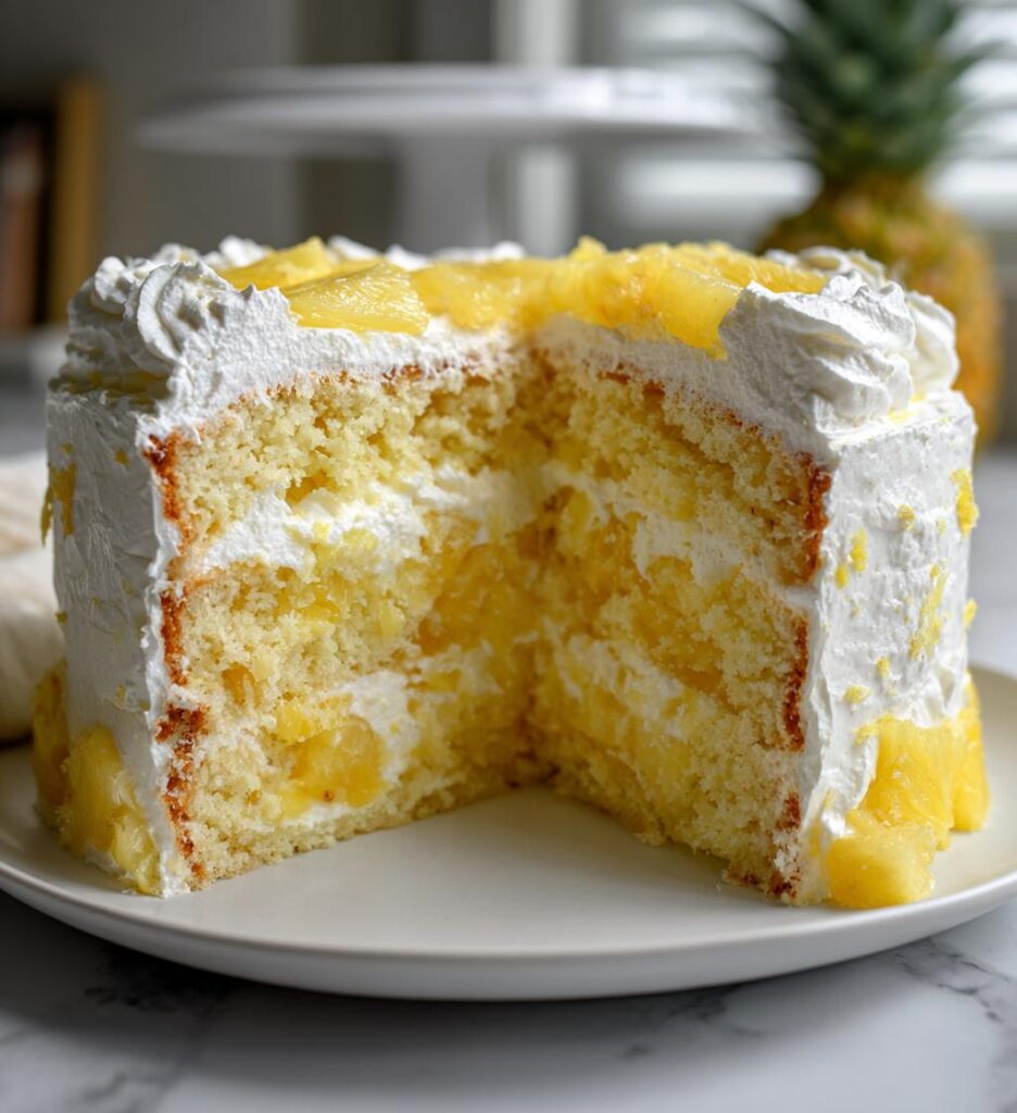 juicy pineapple heaven cake
