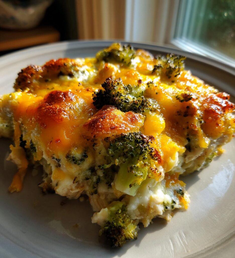 keto chicken and broccoli casserole
