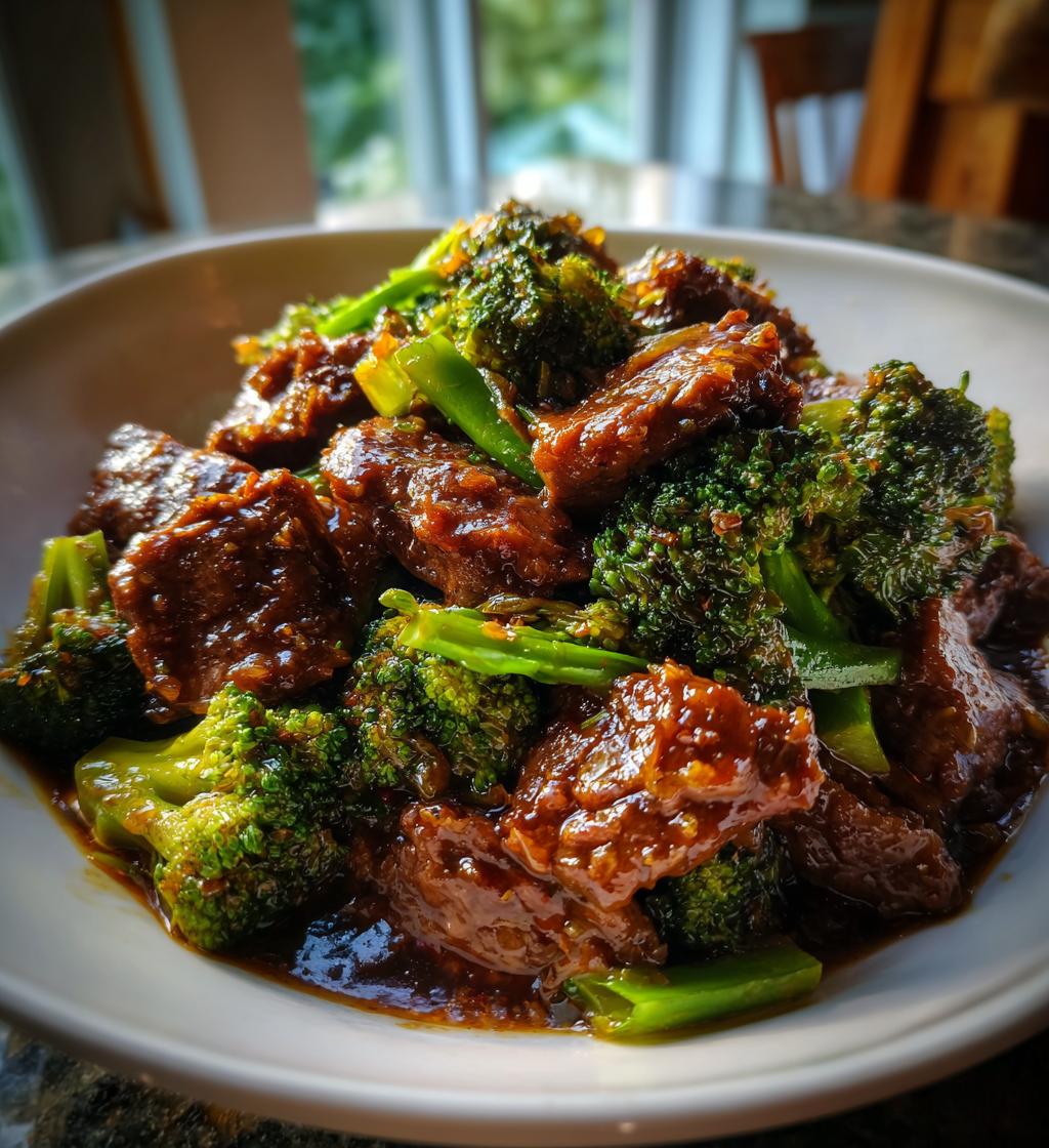 keto slow cooker beef broccoli - detail 1