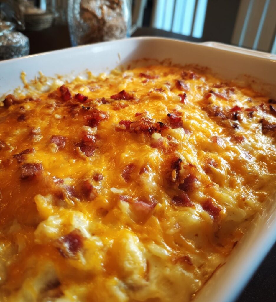 kielbasa sausage cheesy potato casserole