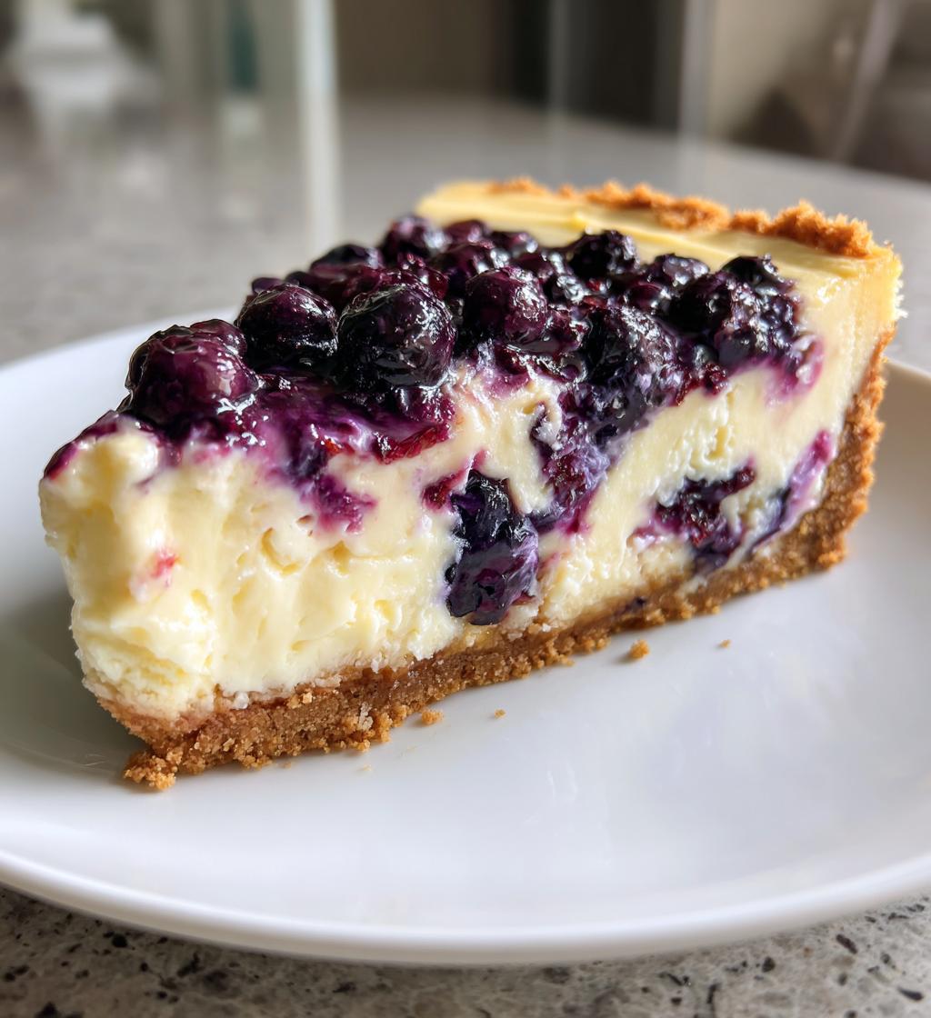 lemon blueberry cheesecake - detail 1