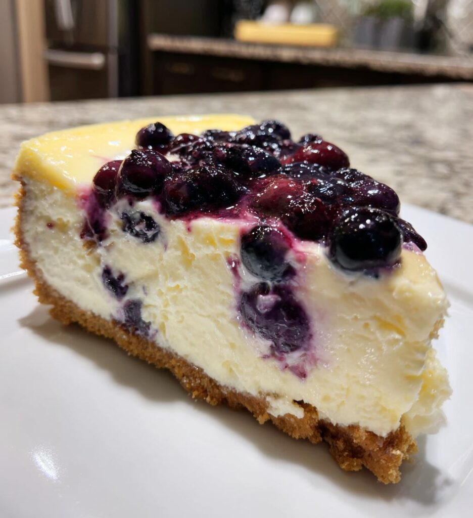 lemon blueberry cheesecake