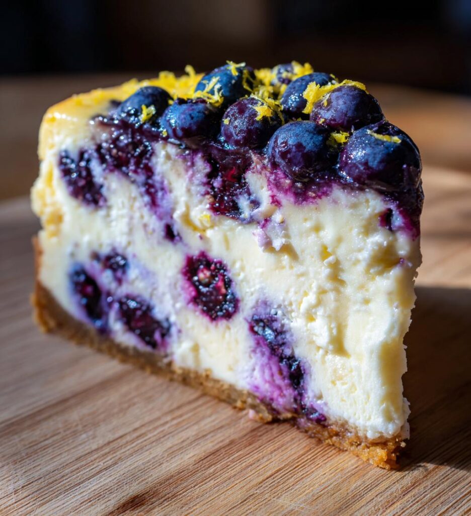lemon blueberry cheesecake delight