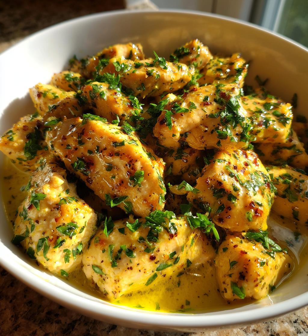 lemon butter chicken - detail 1