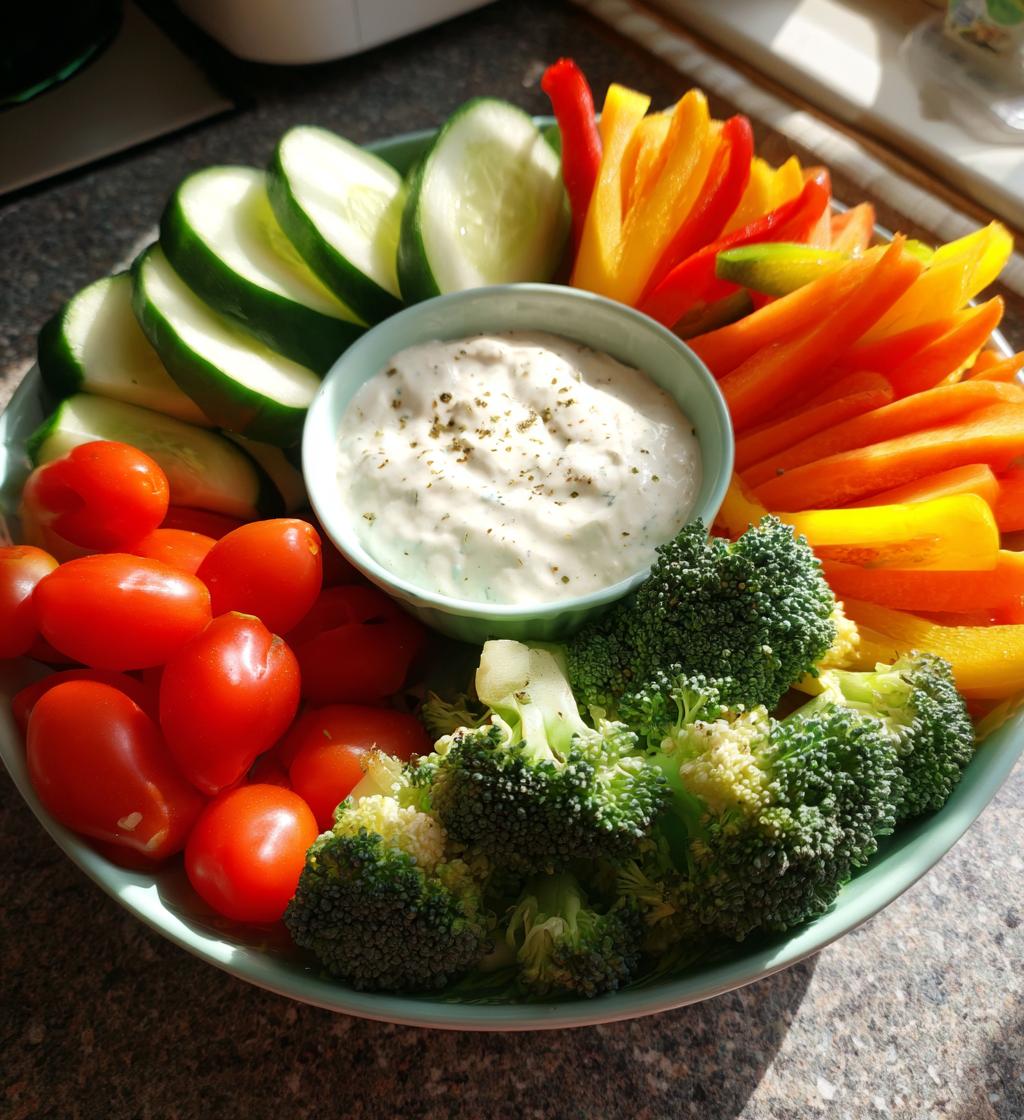 leprechaun veggie tray with cream cheese garlic mayo dip st pattys day appetizer