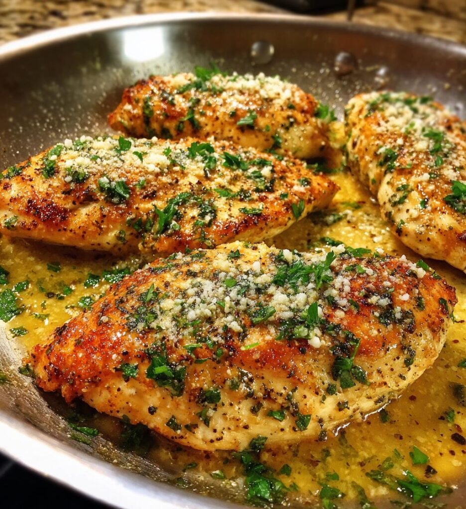 low carb keto garlic parmesan chicken