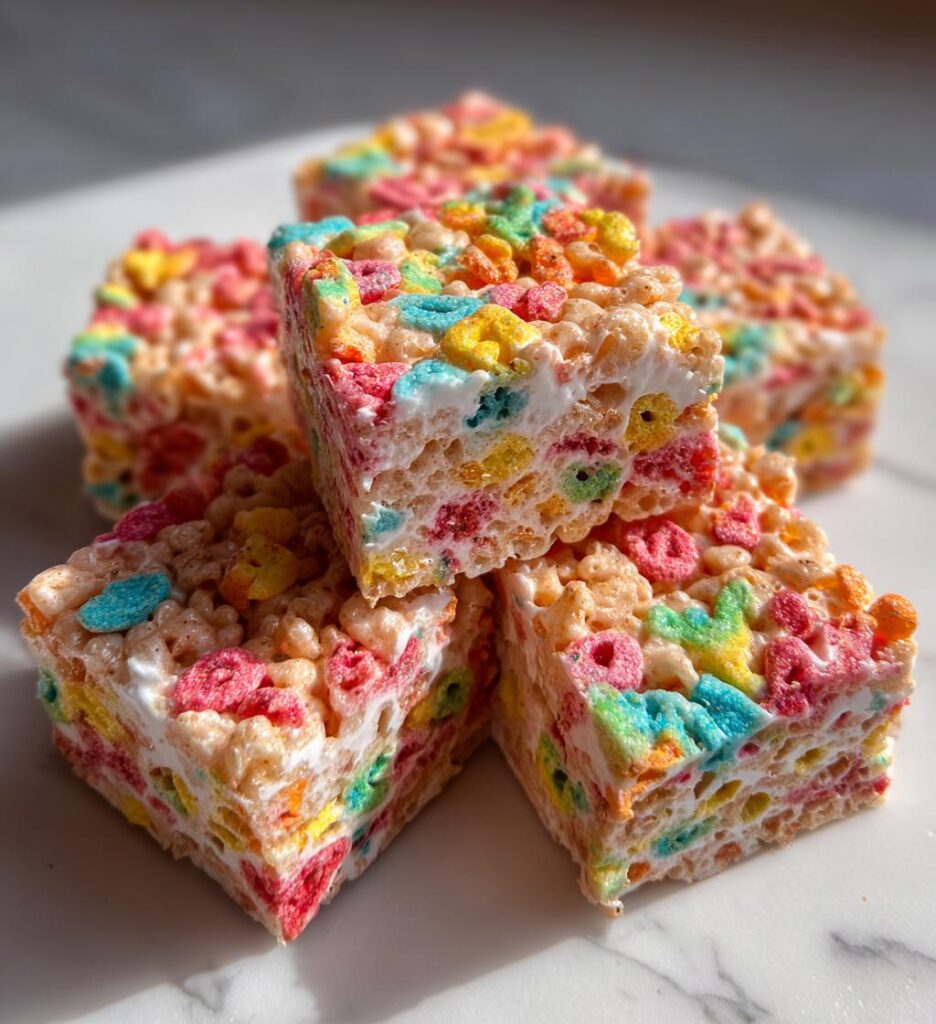 lucky charms rice krispie treats
