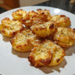 mini baked parmesan potato rounds
