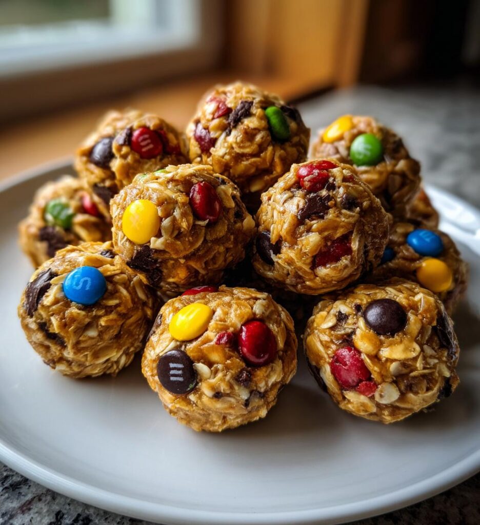 monster cookie balls