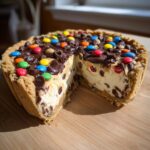 monster cookie peanut butter cheesecake pie