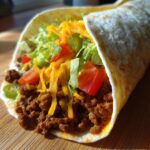 nacho cheese beef wrap