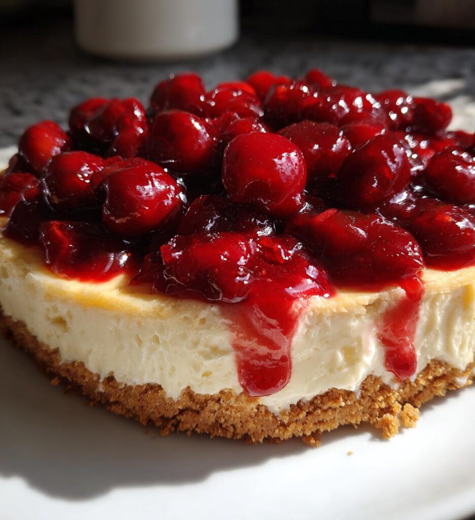 no bake cherry cheesecake