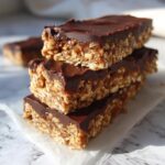 no bake chocolate oat bars