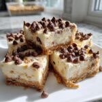 no bake cookie dough cheesecake bars