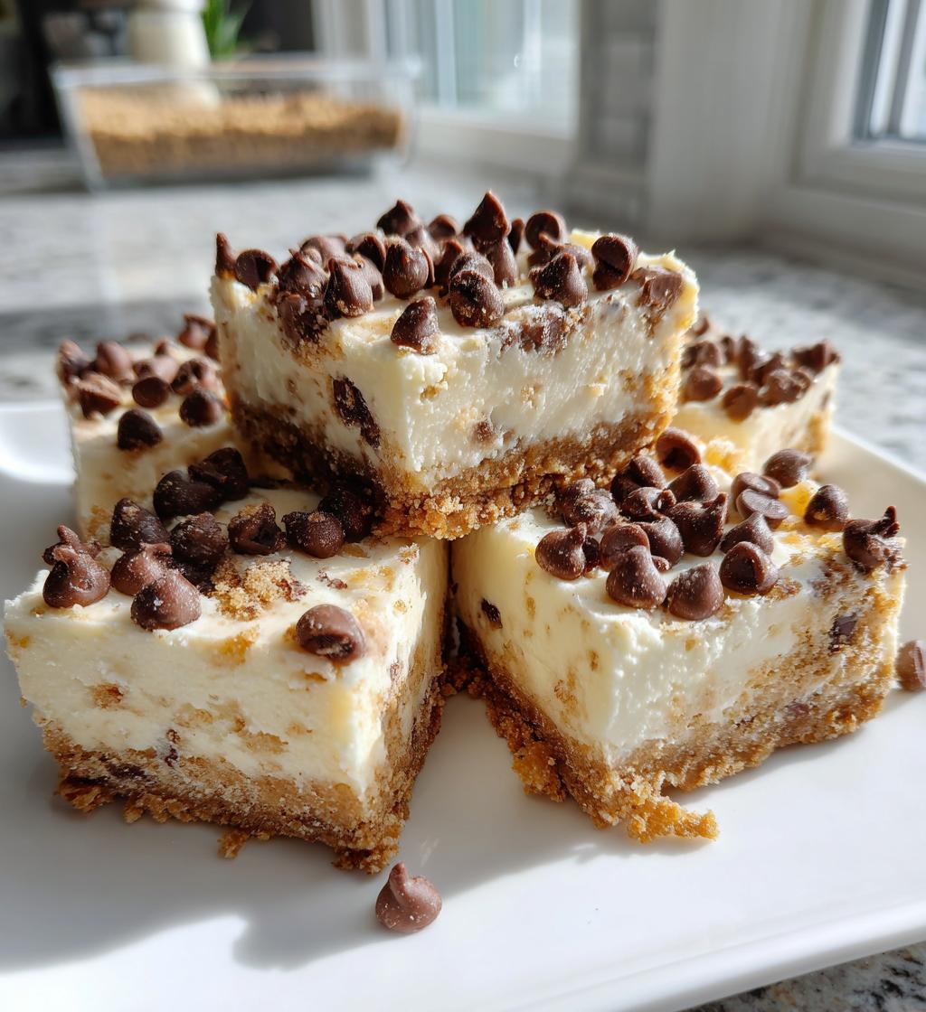 no bake cookie dough cheesecake bars