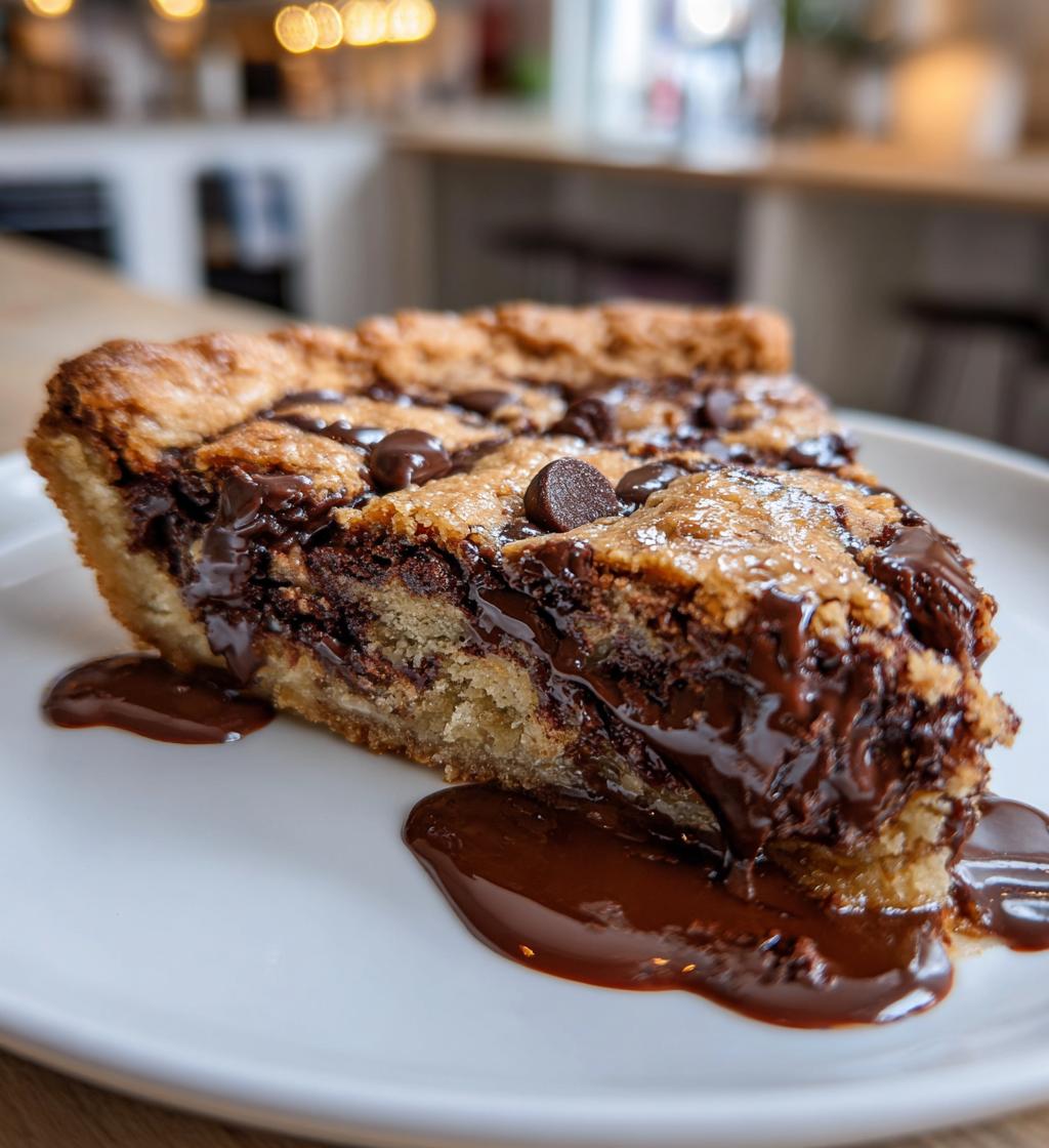 nutella cookie pie - detail 1