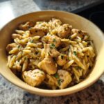 one pot sassy honey garlic chicken rice pasta