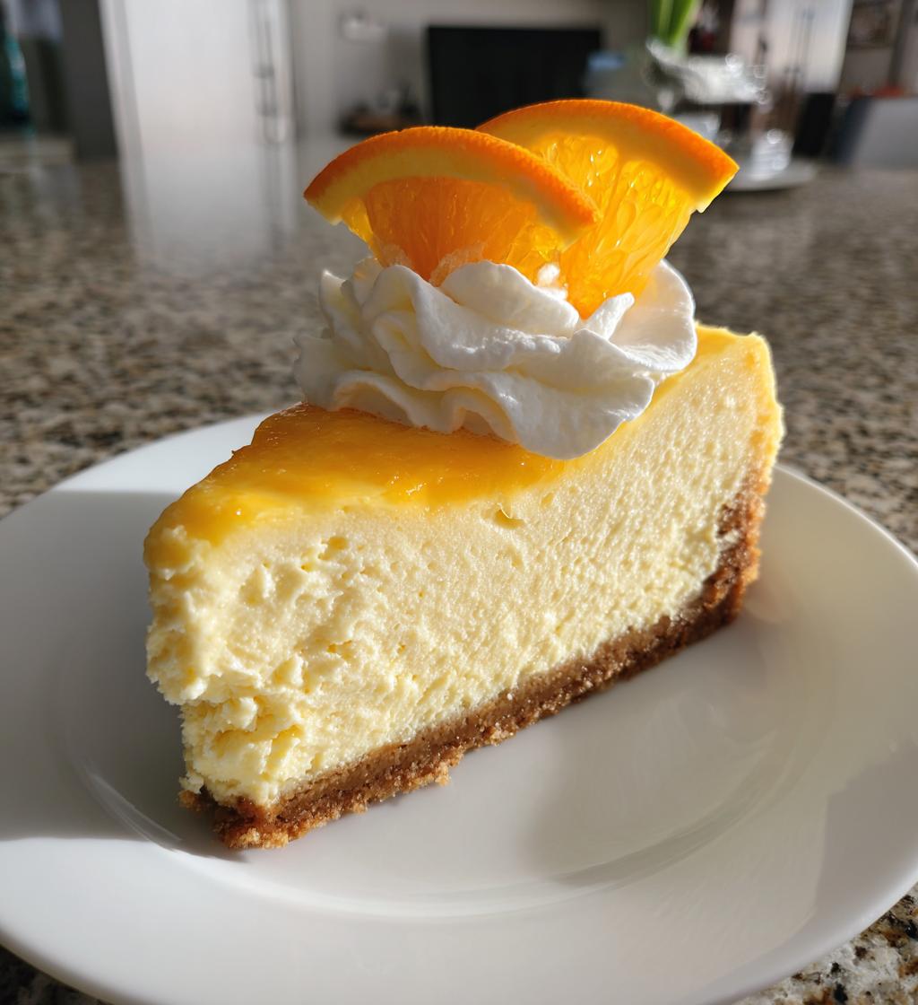 orange creamsicle cheesecake - detail 1