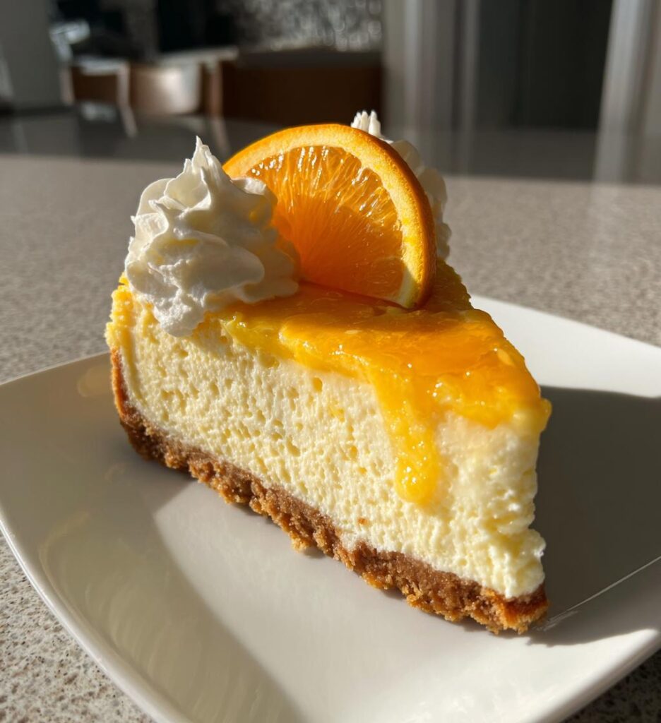 orange creamsicle cheesecake