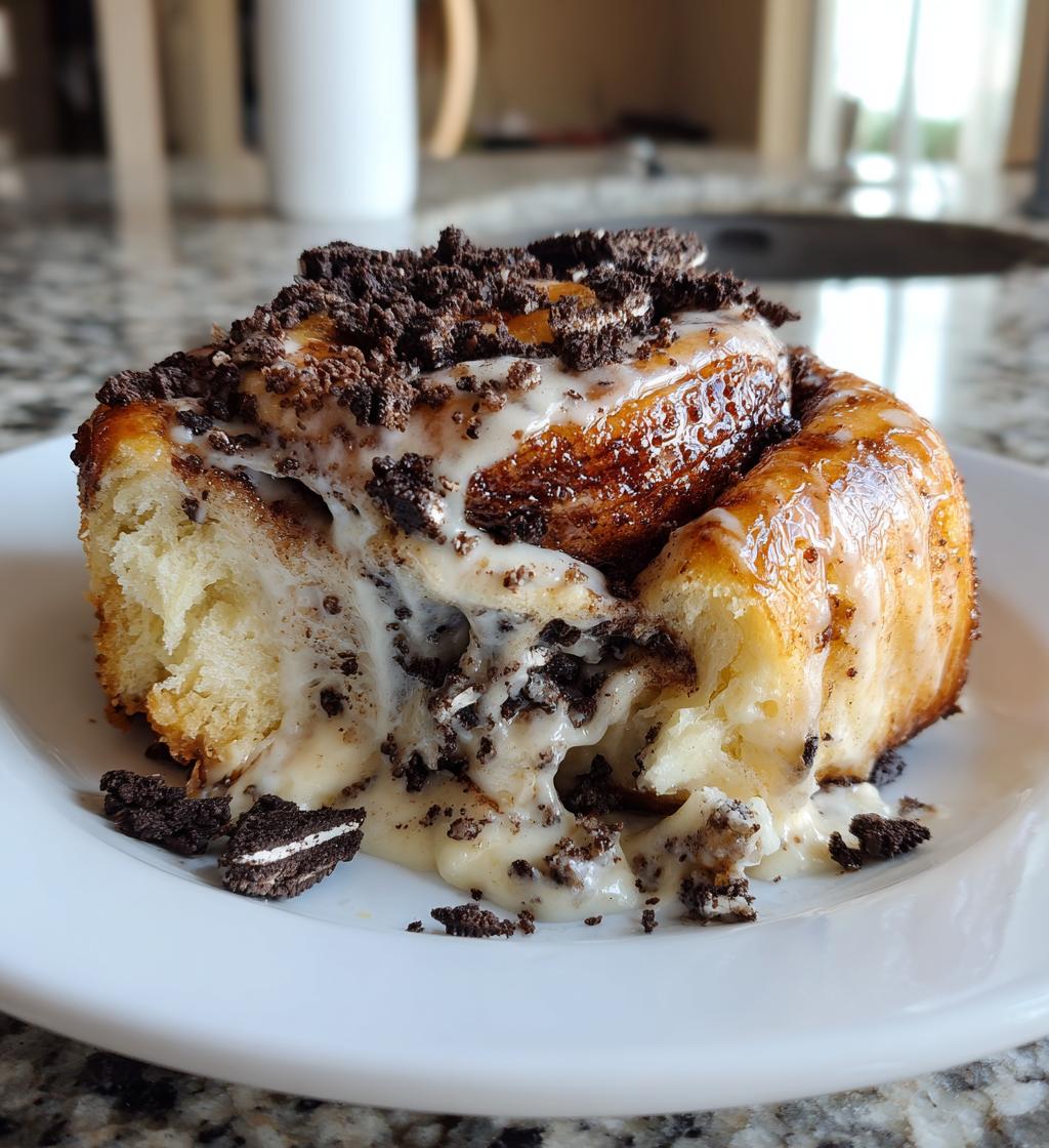oreo stuffed cinnamon rolls