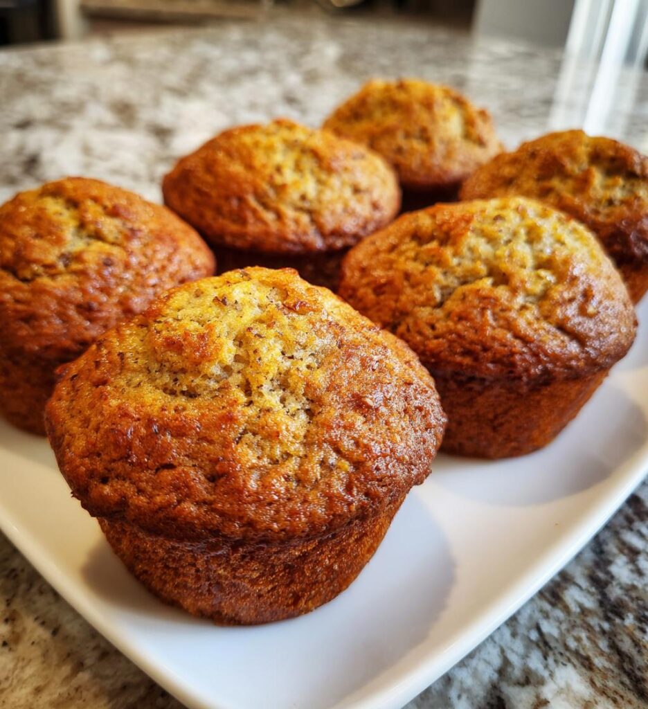 peanut butter banana muffins