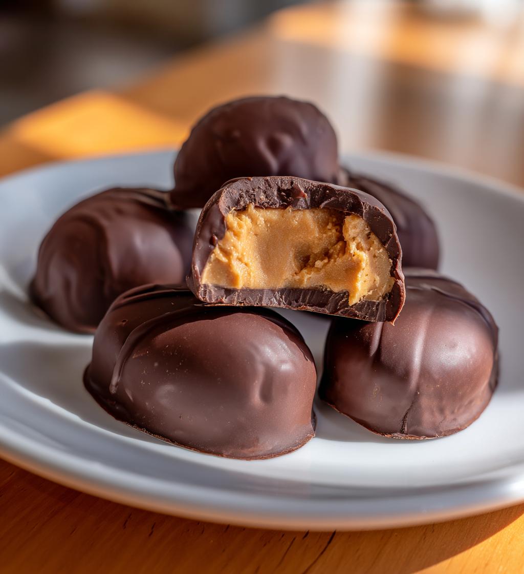peanut butter easter eggs recipe - detail 1