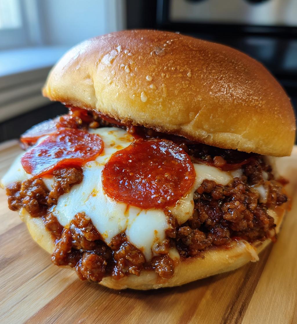 pepperoni pizza sloppy joes