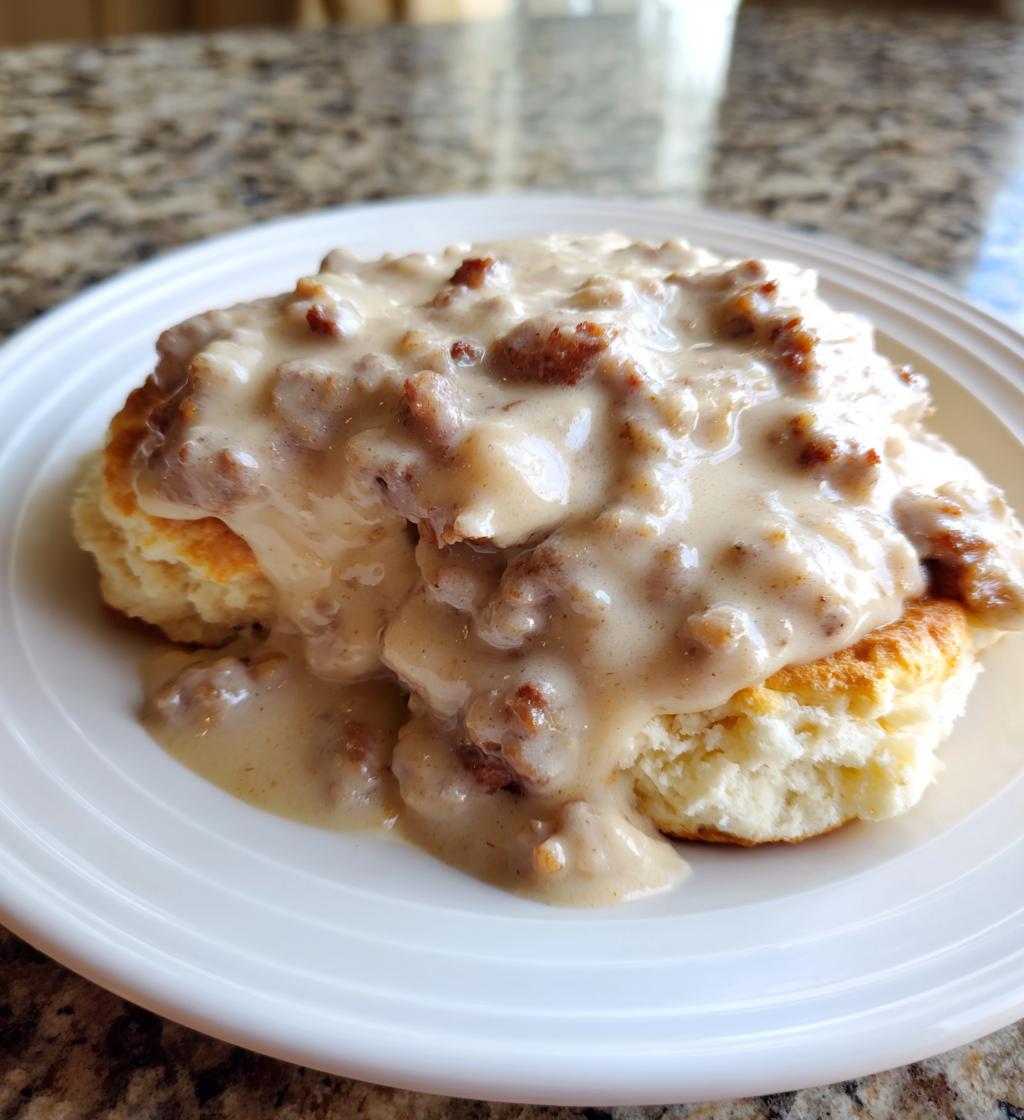 pioneer woman sausage gravy - detail 1