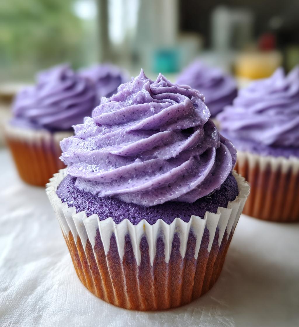 purple velvet cupcakes - detail 1