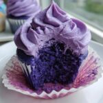 purple velvet cupcakes