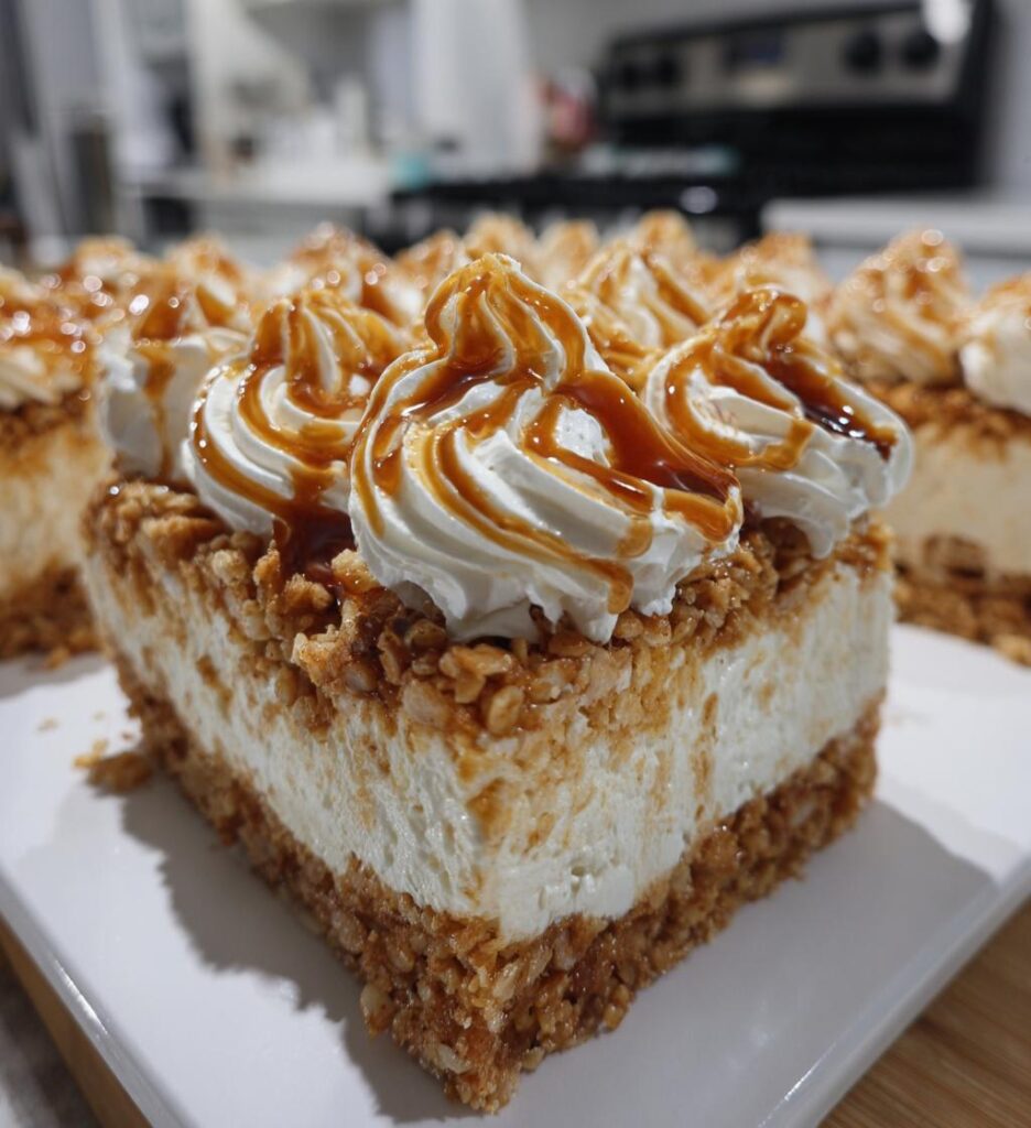 rice krispie treat cheesecake