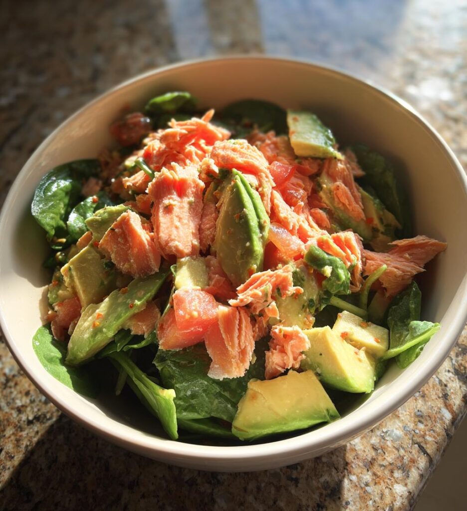 salmon avocado salad