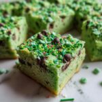 shamrock shake sugar cookie bars recipe