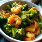 shrimp and broccoli stir fry in garlic sauce