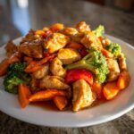 slow cooker honey garlic chicken and veggies