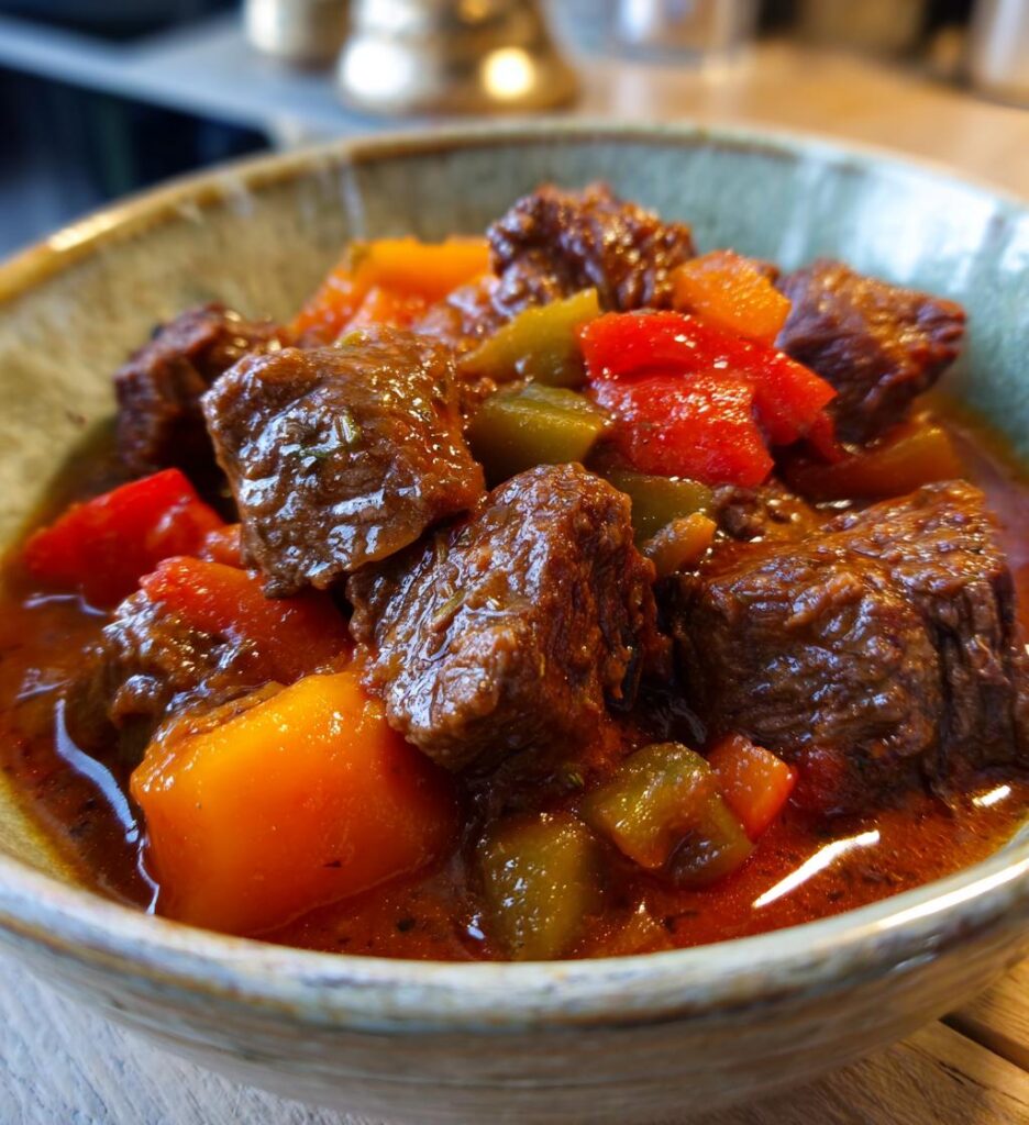 slow cooker hungarian goulash