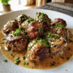 slow cooker salisbury steak meatballs