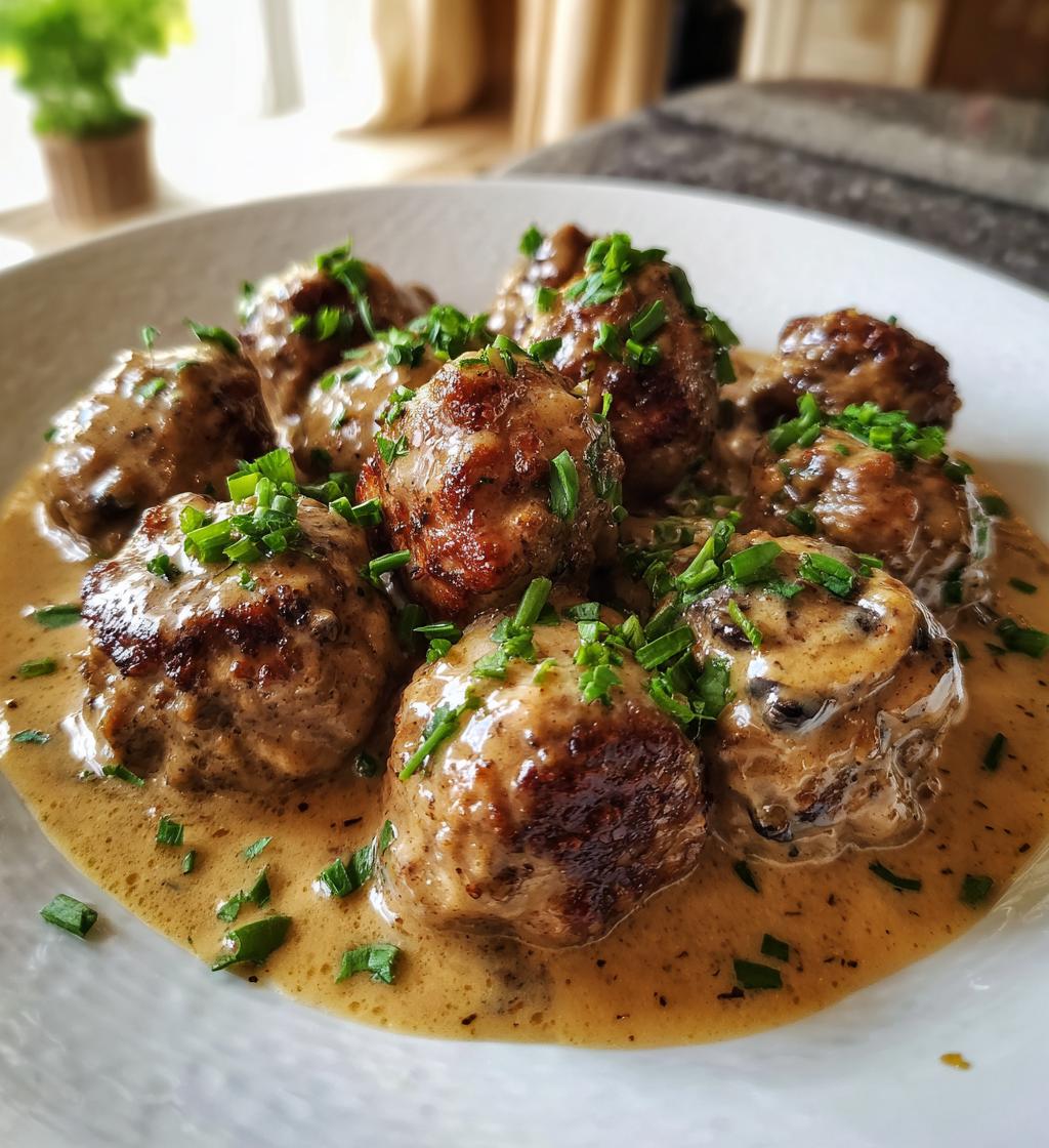 slow cooker salisbury steak meatballs