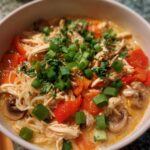 slow cooker thai chicken noodle soup