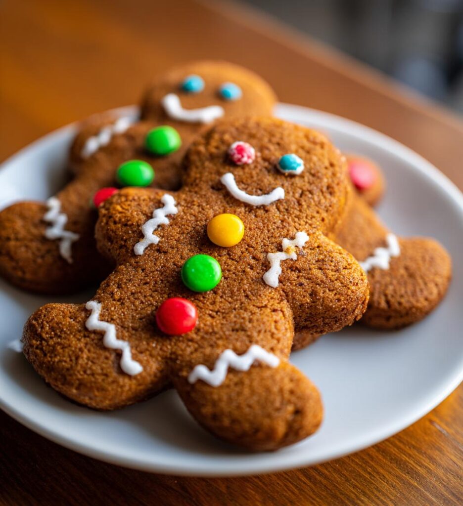 soft chewy gingerbread men cookies