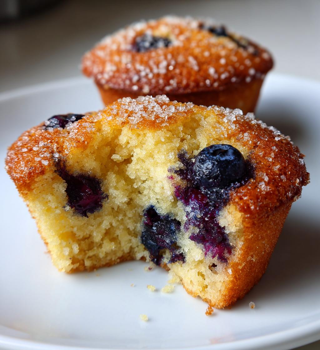 sourdough blueberry muffins - detail 1