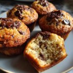 sourdough chocolate chip muffins